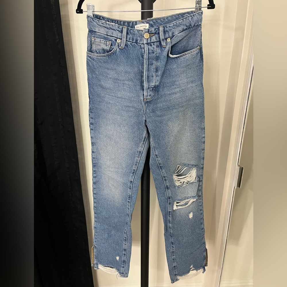 Good American boyfriend jeans